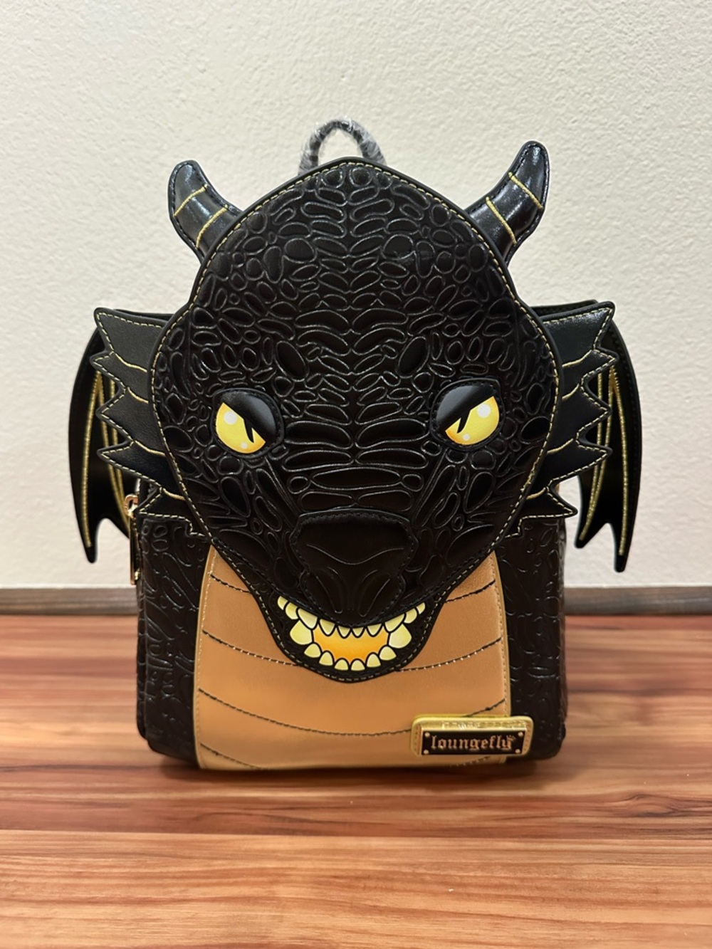 NWT Loungefly Bam exclusive Fourth Wing Black Dragon Backpack